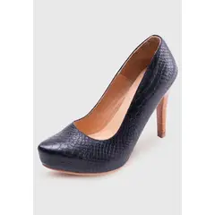 PAO PECADOS - Stiletto Negro Croco