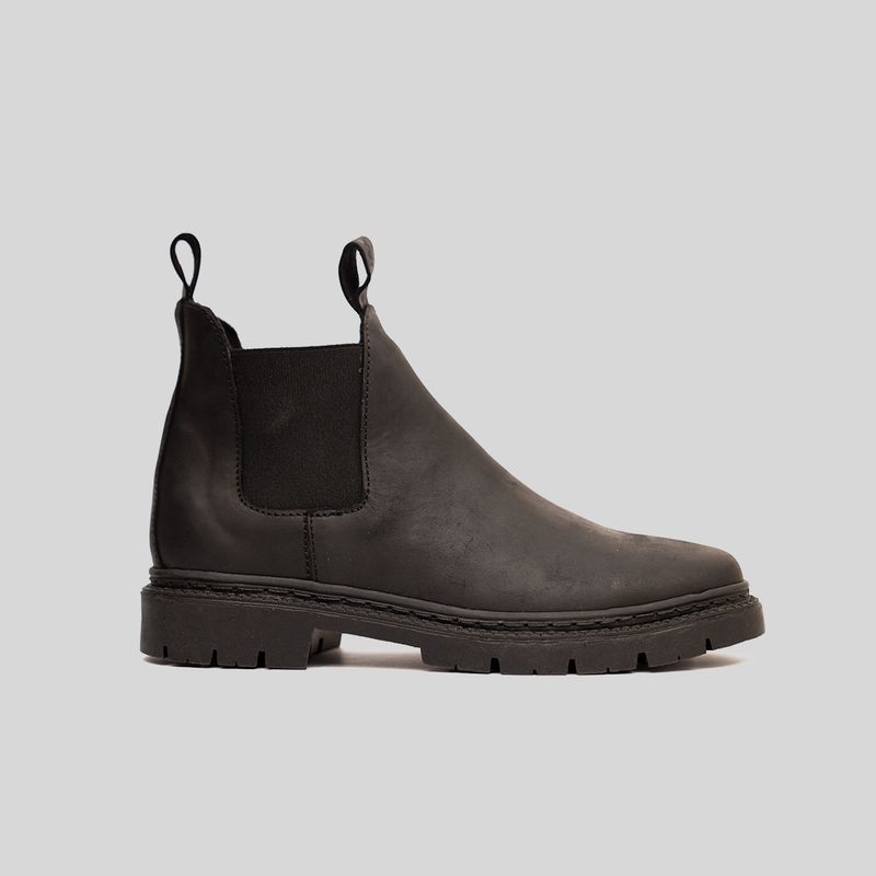 TRAUKO - Zapato Cuero Hombre Negro Trauko Boston