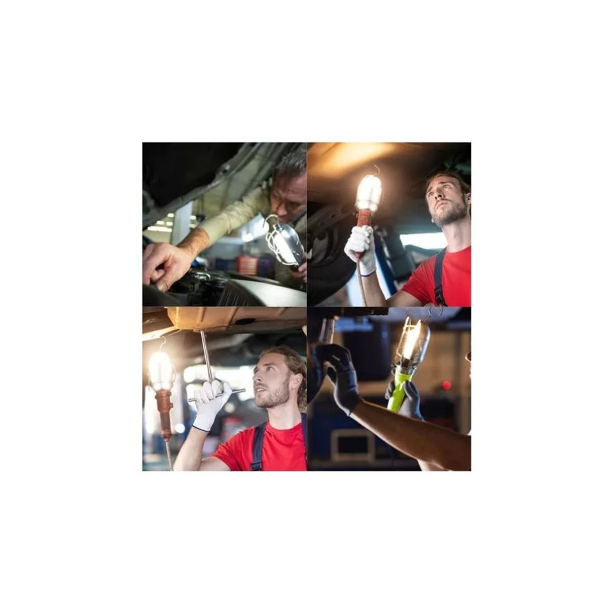 GENERICO - Lampara Led Portatil Vertical Auxiliar de mecanico extension