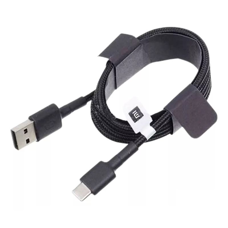 XIAOMI - Cable Xiaomi Mi Braided USB Tipo-C Cable 100cm Negro