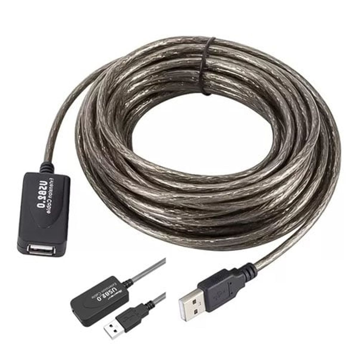 GENERICO - Cable Usb 5 Metros Extension Activo Macho A Usb Hembra 2.0