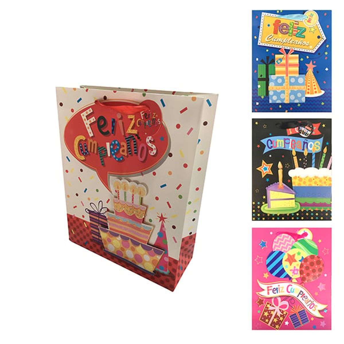 GENERICO - BOLSA DE REGALO FC GLITTER 3D 30X40 X12 UNI