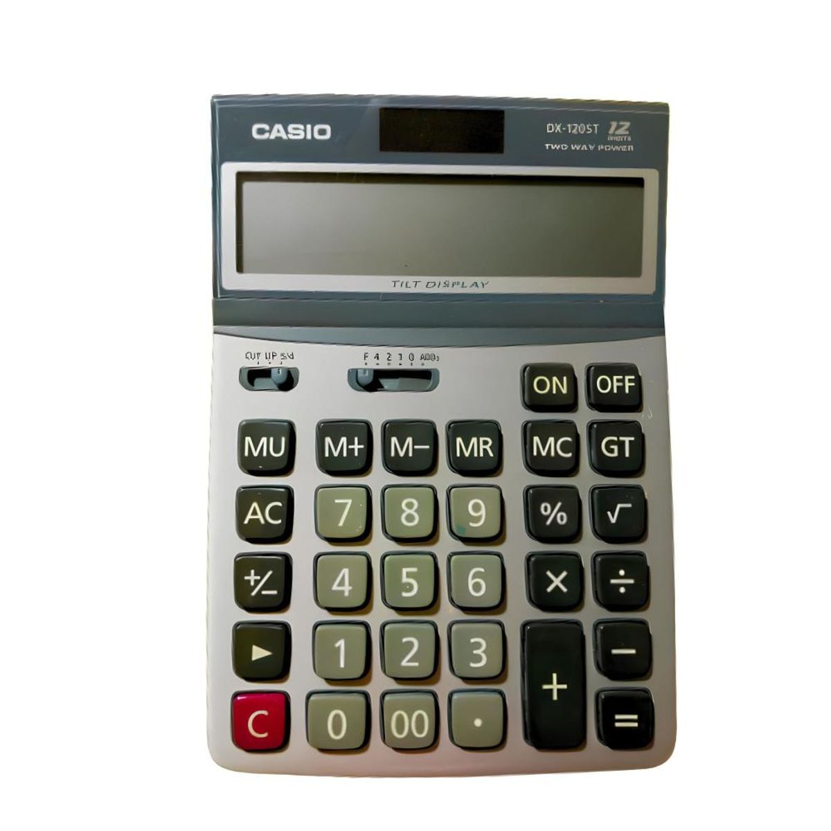CASIO - Calculadora Dx-120st Escritorio - Gris