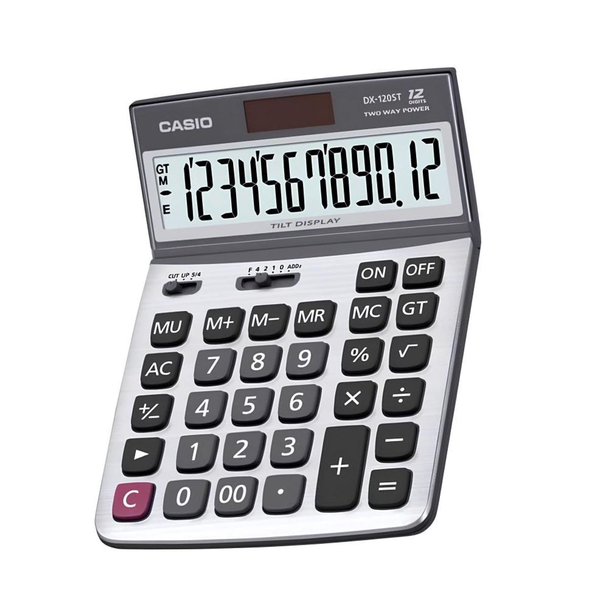 CASIO - Calculadora Dx-120st Escritorio - Gris