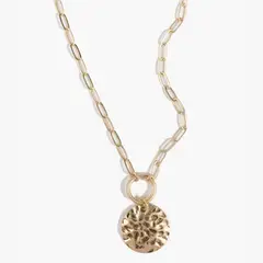 LOUNGE - Collar Boho Colgante Moneda