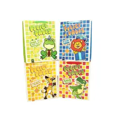 GENERICO - BOLSA DE REGALO FELICIDADES ANIMALES NINO 26X32 X12 UNI