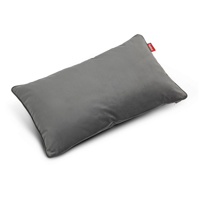 FATBOY - Cojín Fatboy Velvet Pillow King - Recycled - Gris