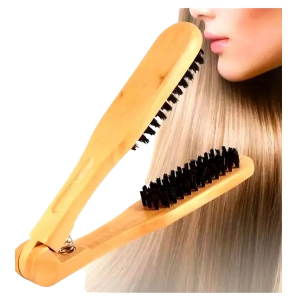 GENERICO - Cepillo De Madera Antiestática Para Alisado