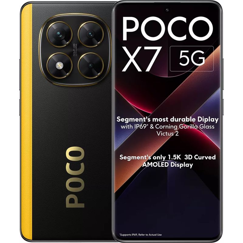 XIAOMI - Xiaomi Poco X7 5g Ram 12gb+ 512gb Ip69 Resistente Agua-Black