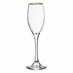 ALLEGRA - Set De 6 Copas De Champagne 180Cc Ibiza Gold