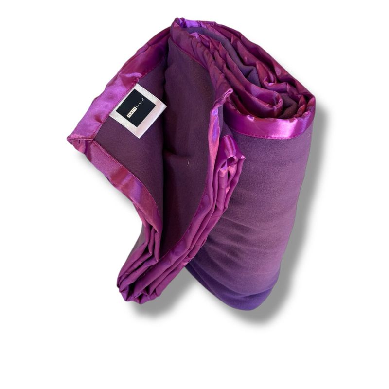 RANCO - Frazada  Polar Premium 320 MORADA Gruesa