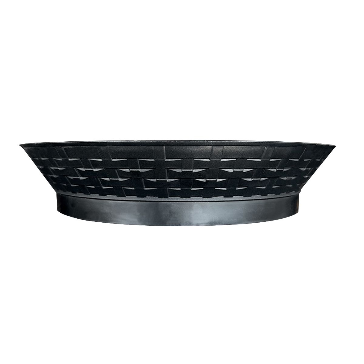 GENERICO - PLATO REDONDO CON BASE NEGRO 305XH6 CM