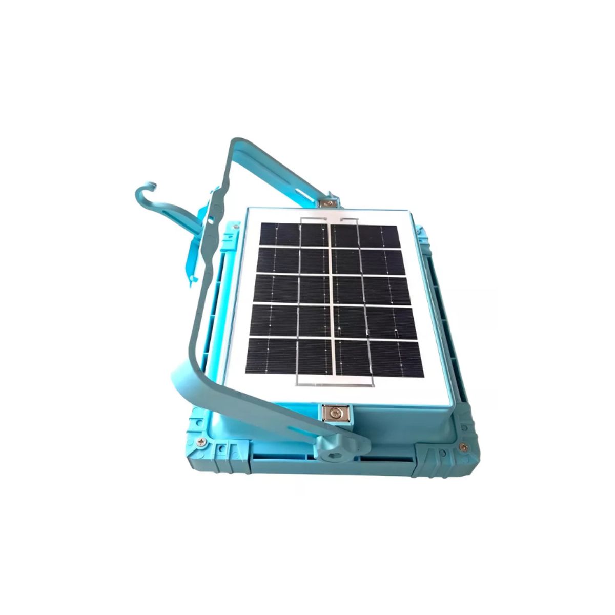 GENERICO - Lampara linterna con panel solar LED 16 celdas recargable portatil