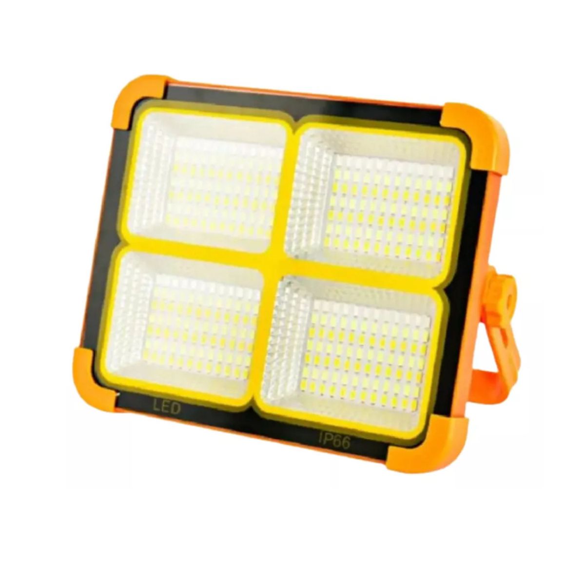 GENERICO - Lampara Reflector De Emergencia 100w Con Panel Solar