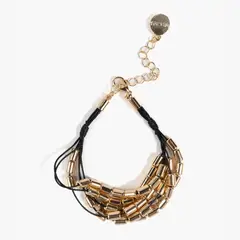 LOUNGE - Pulsera Mujer Cordon Y Mostacillas