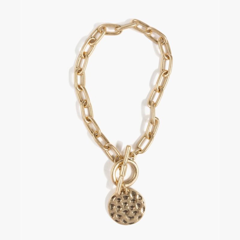 LOUNGE - Pulsera Mujer Colgante Moneda