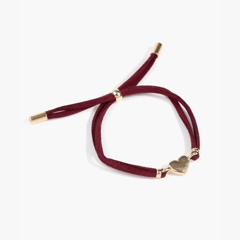 LOUNGE - Pulsera Mujer Cuerito Corazón