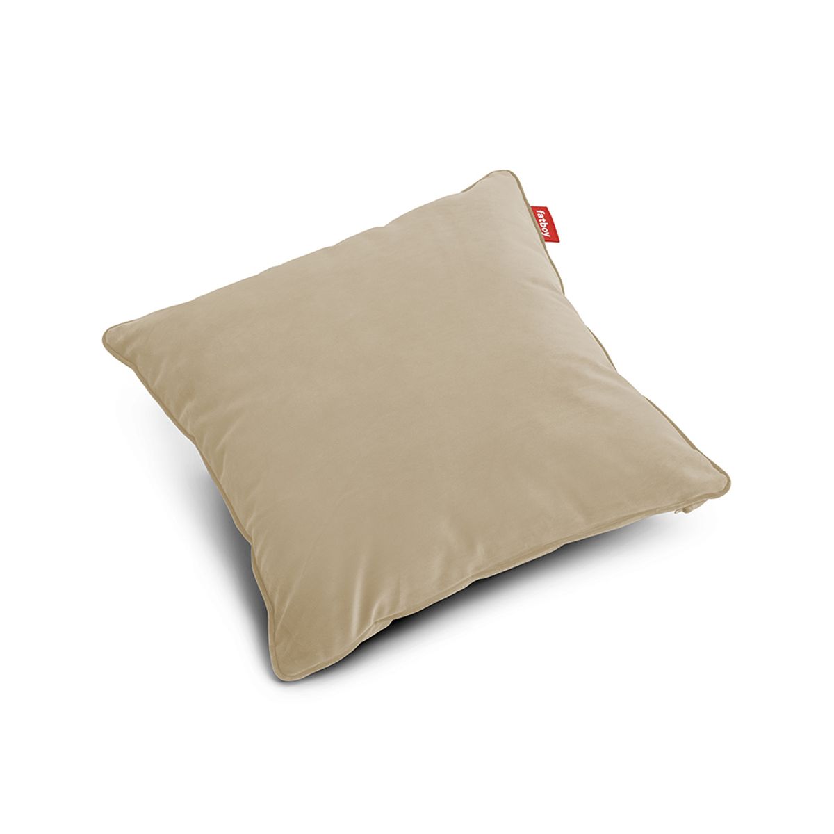 FATBOY - Cojín Fatboy Velvet Pillow Square - Recycled - Beige