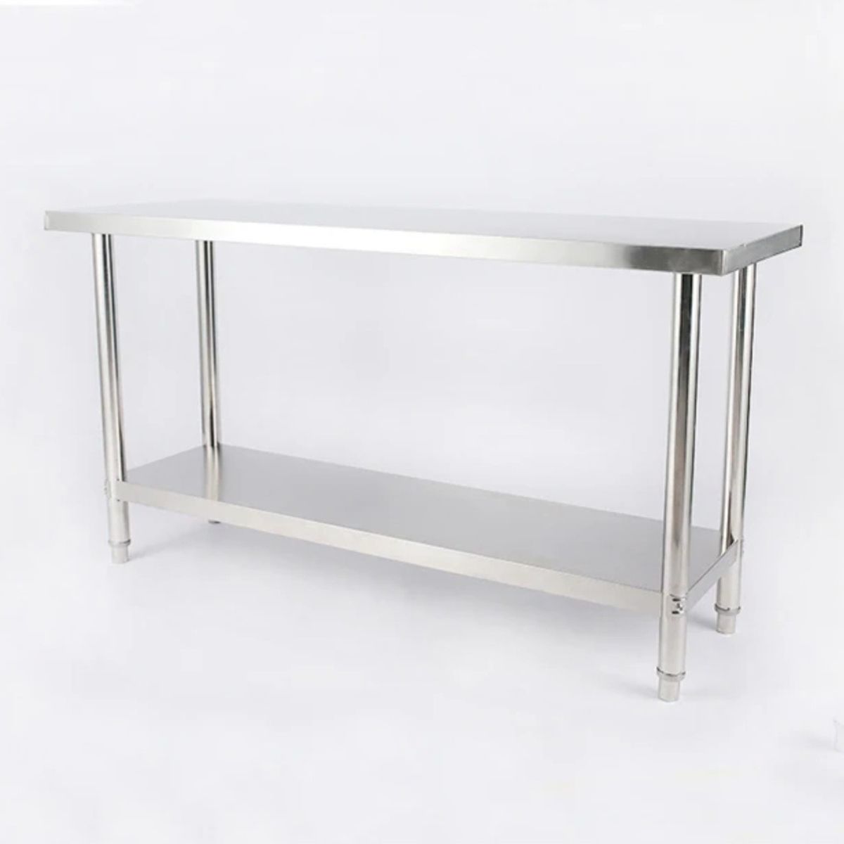 GENERICO - MESON 180X60 ACERO INOXIDABLE 201 CENTRAL