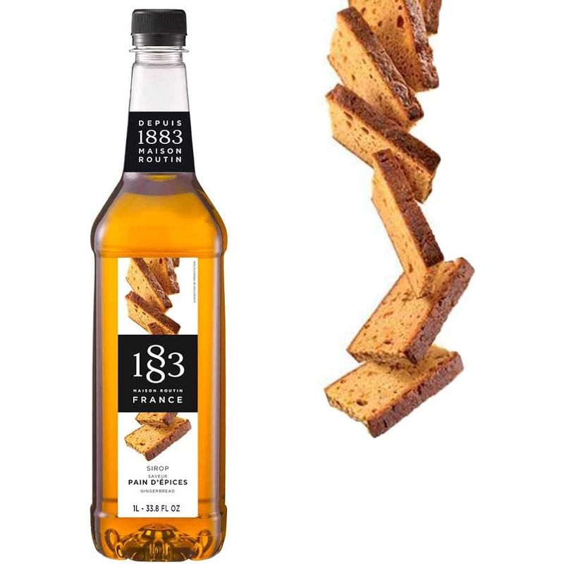 1883 MAISON ROUTIN - SYROP ROUTIN GINGERBREAD Pan de Jengibre 1000 ML