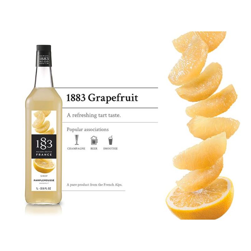 1883 MAISON ROUTIN - Syrup Routin Grapefruit pomelo 1000 Ml