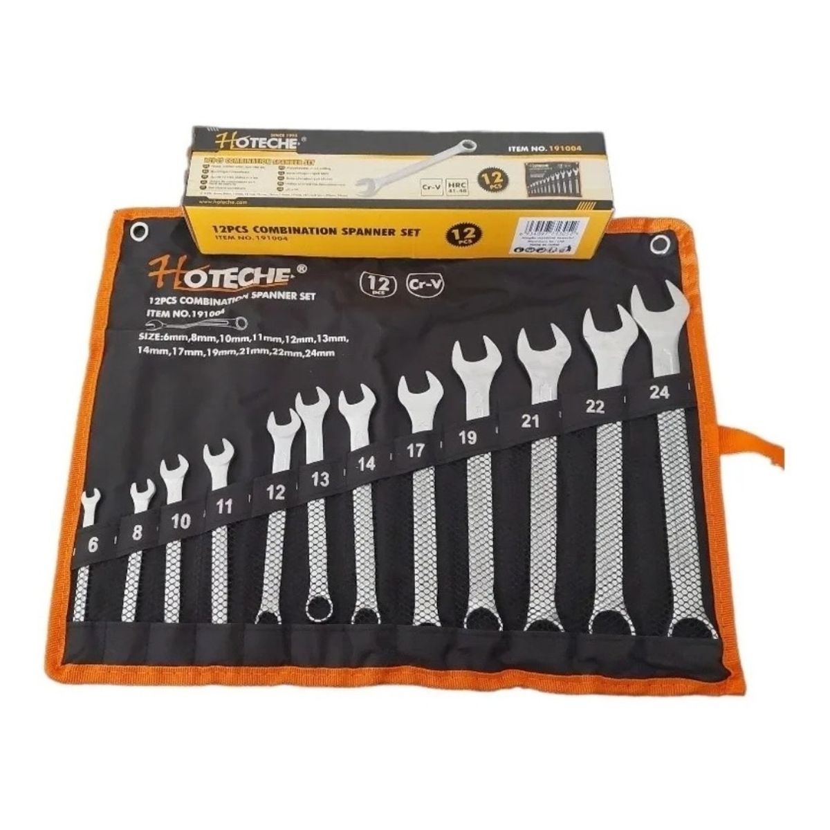HOTECHE - Juego Llave Punta Corona 12 Piezas 6-24 Mm Hoteche 191004