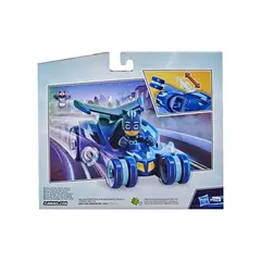 HASBRO - Pj Masks Catboy vehículo de lujo juguete con figura y súper auto giratorio