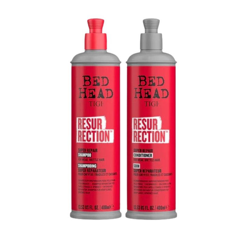 BED HEAD DE TIGI - Set Tigi Resurrection Shampoo y acondicionador 400 ml