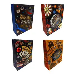GENERICO - BOLSA DE REGALO FELIZ DIA PAPA 3D 26X32 X1UNI