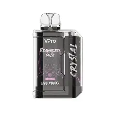 GENERICO - Vaporizador VPro Crystal Strawberry Milk 10.000 Pff