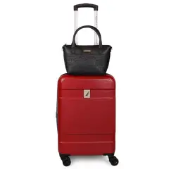 NAUTICA - Pack Maleta cabina Bora 10kg + Bolso Delray negro