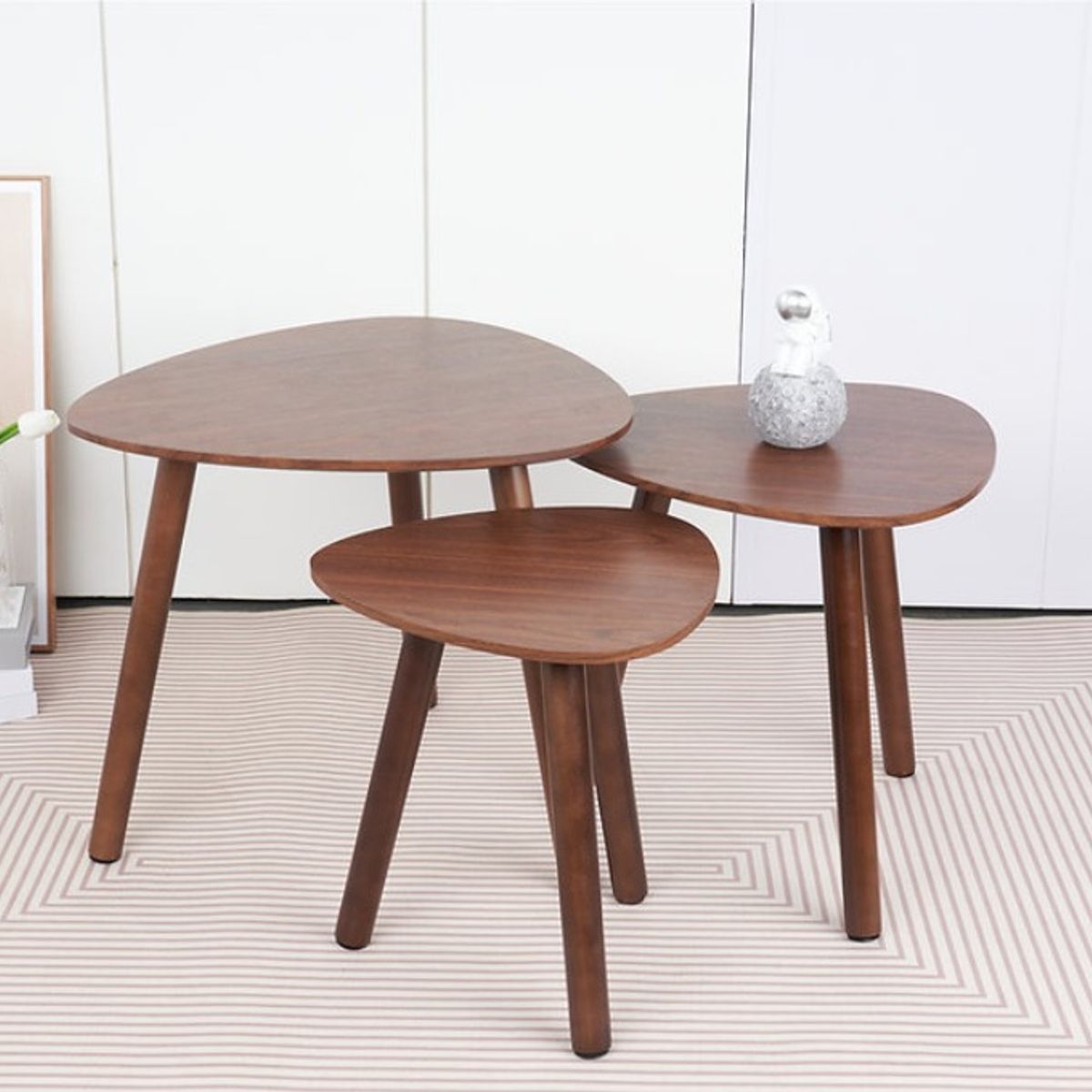 HABITA2 CHILE - Trio de Mesa de centro- Chocolate