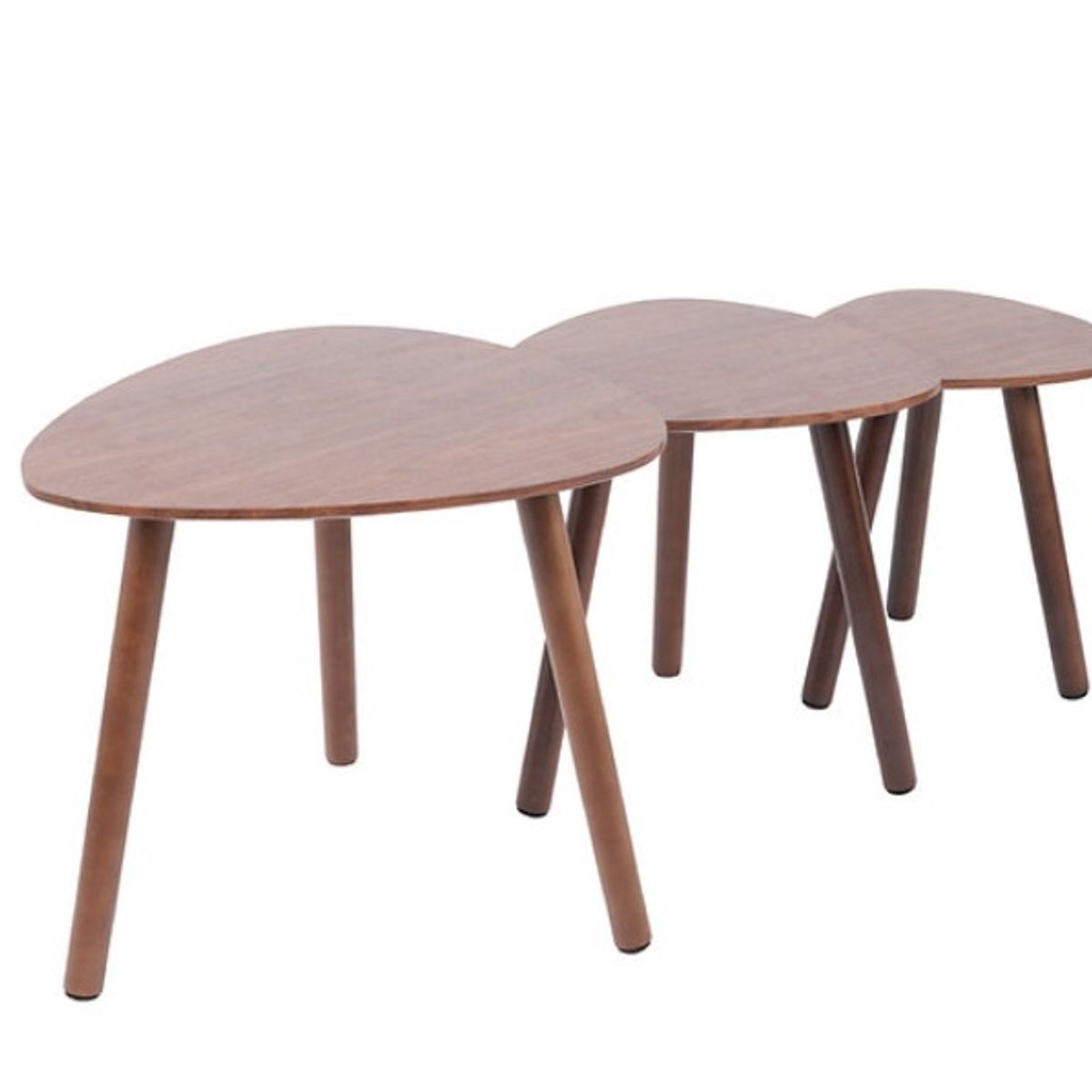 HABITA2 CHILE - Trio de Mesa de centro- Chocolate