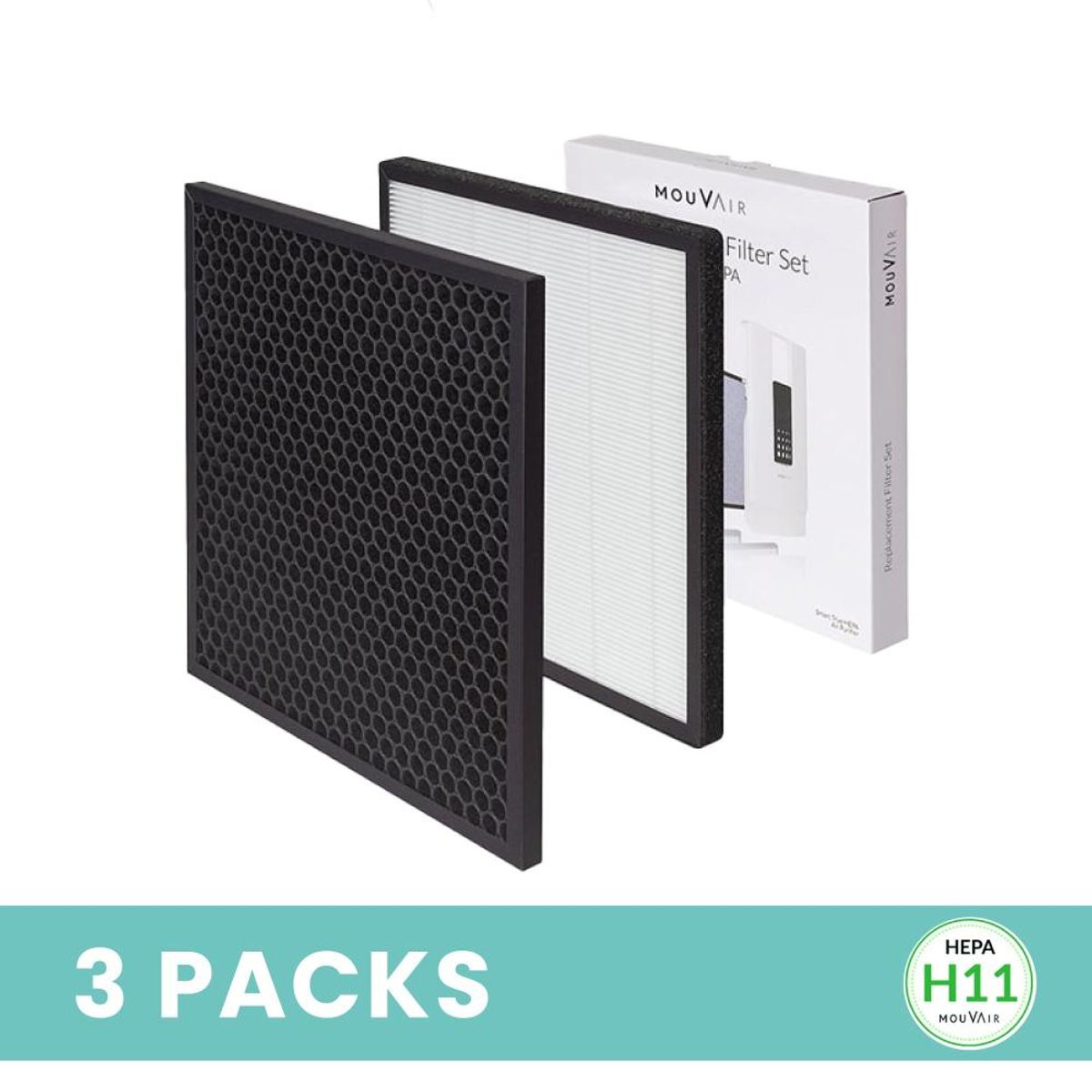MOUVAIR - Pack De Filtros HEPA H11 Mouvair Zen