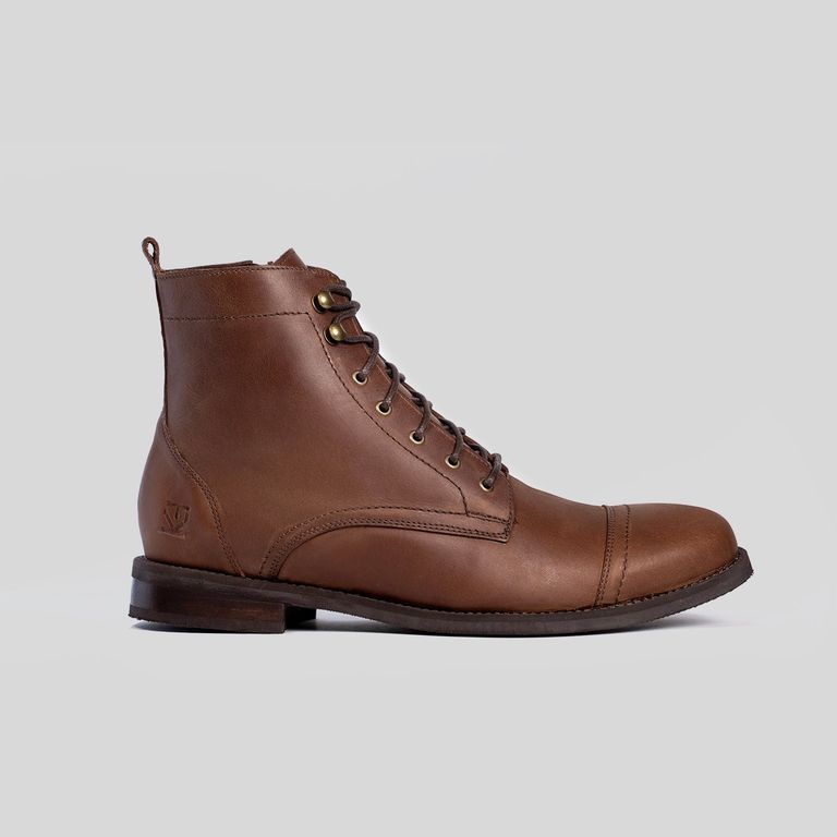 Zapato Hombre Cuero Café Milano