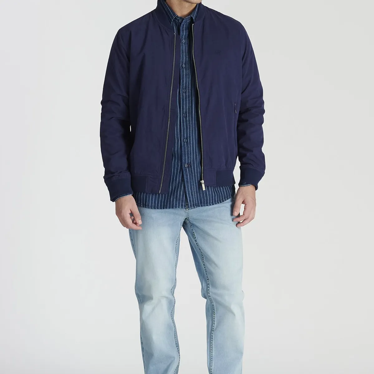 NEW MAN - Chaqueta Bomber Belovi Heritage Azul Newman