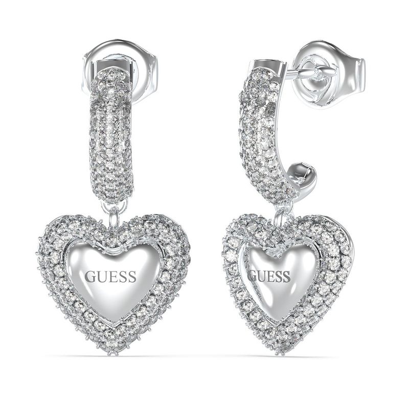 GUESS - Aros Guess JUBE05021JWRHT-U Plateados - Plateado