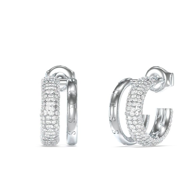 GUESS - Aros Guess JUBE05197JWRHT-U Plateados - Plateado