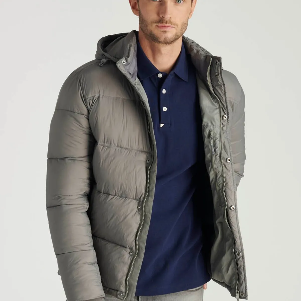 NEW MAN - Parka Cortana Heritage Gris Newman