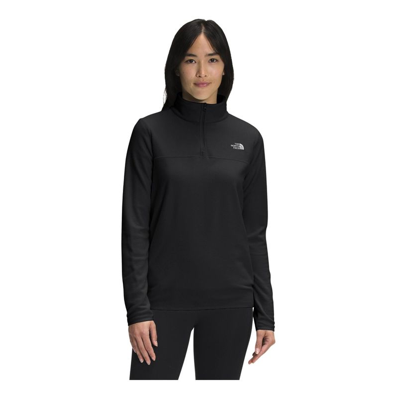 THE NORTH FACE - Polar Tka Glacier ¼ Zip Mujer Negro