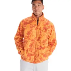 MARMOT - Polar Aros Printed Full-Zip Hombre Naranja
