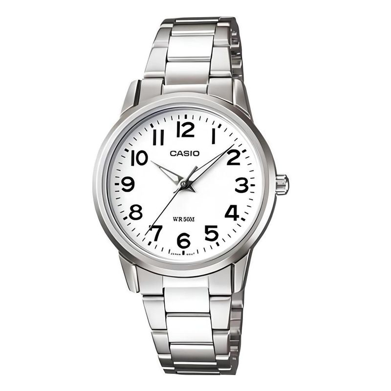 CASIO - Reloj Ltp-1303d-7bv Mujer Analogo Metal - Blanco
