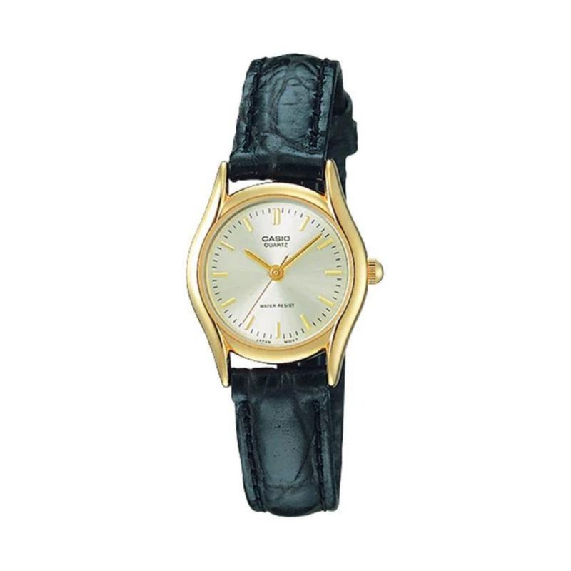 CASIO - Reloj Ltp-1094q-7a Mujer Analogo Cuero - Dorado