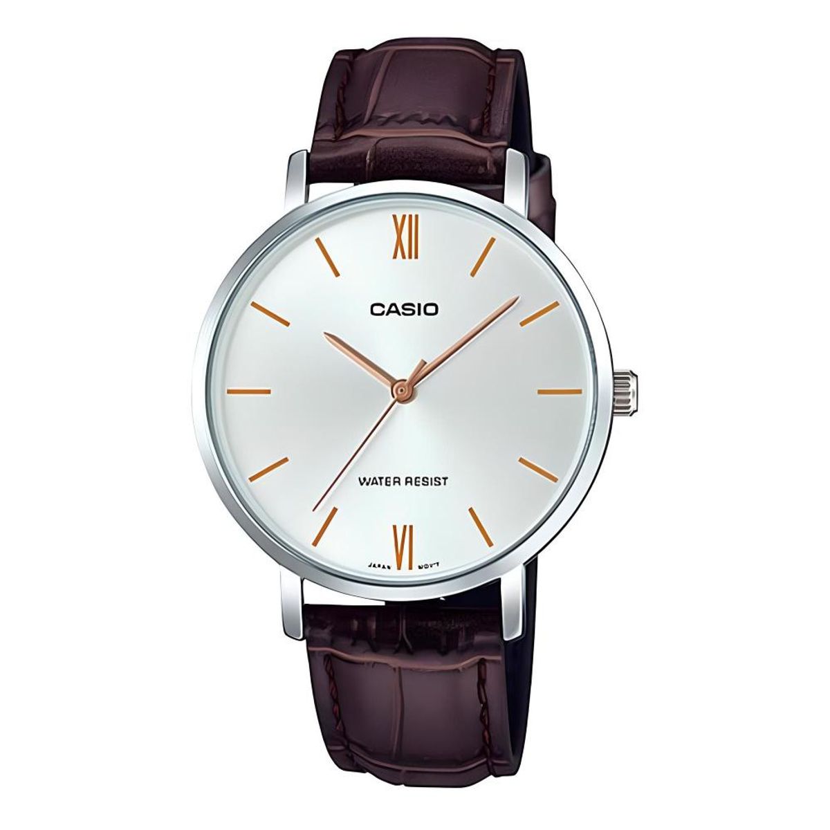 CASIO - Reloj Ltp-Vt01l-7b2 Mujer Analogo Cuero - Café