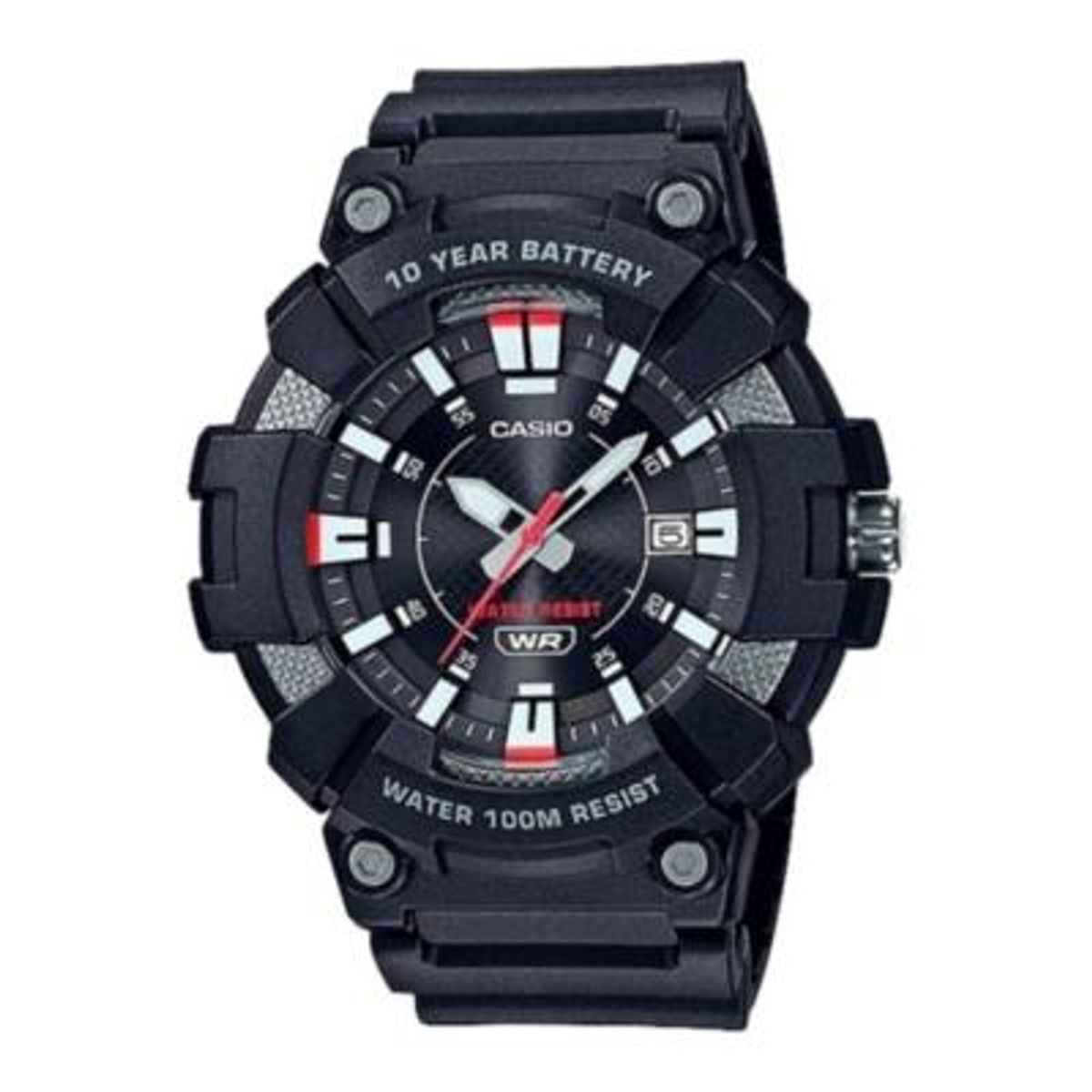 CASIO - Reloj Mw-610h-1av Hombre Analogo Resina - Negro