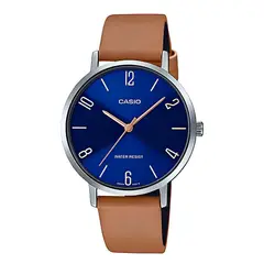 CASIO - Reloj Ltp-Vt01l-2b2 Mujer Analogo Cuero - Café