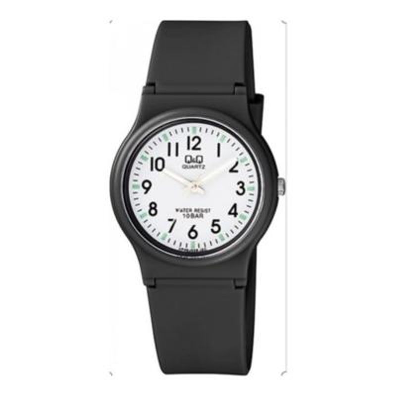 Q&Q - Reloj Vp46j039y Hombre Analogo Resina - Blanco