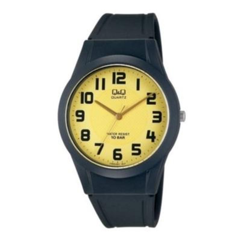 Q&Q - Reloj Vq50j001y Hombre Analogo Resina - Dorado