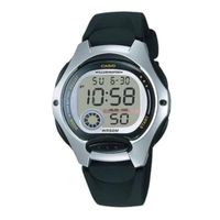 Reloj Lw-200-1av Mujer Digital Resina - Negro