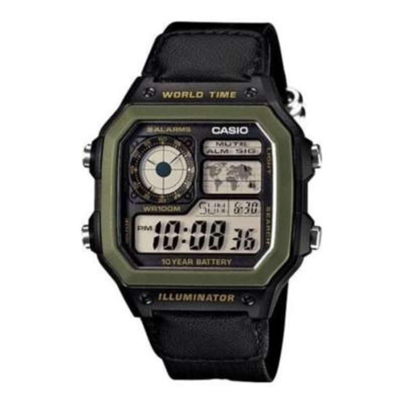 CASIO - Reloj Ae-1200whb-1bv Hombre Digital Resina - Negro